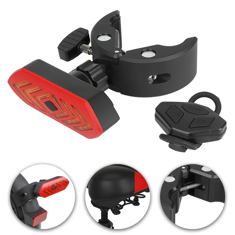 

Bicycle Turn Signal Light Wireless Remote Control Tail Light For Scooter MTB Road Bike Electric Scooters Parts Accessories