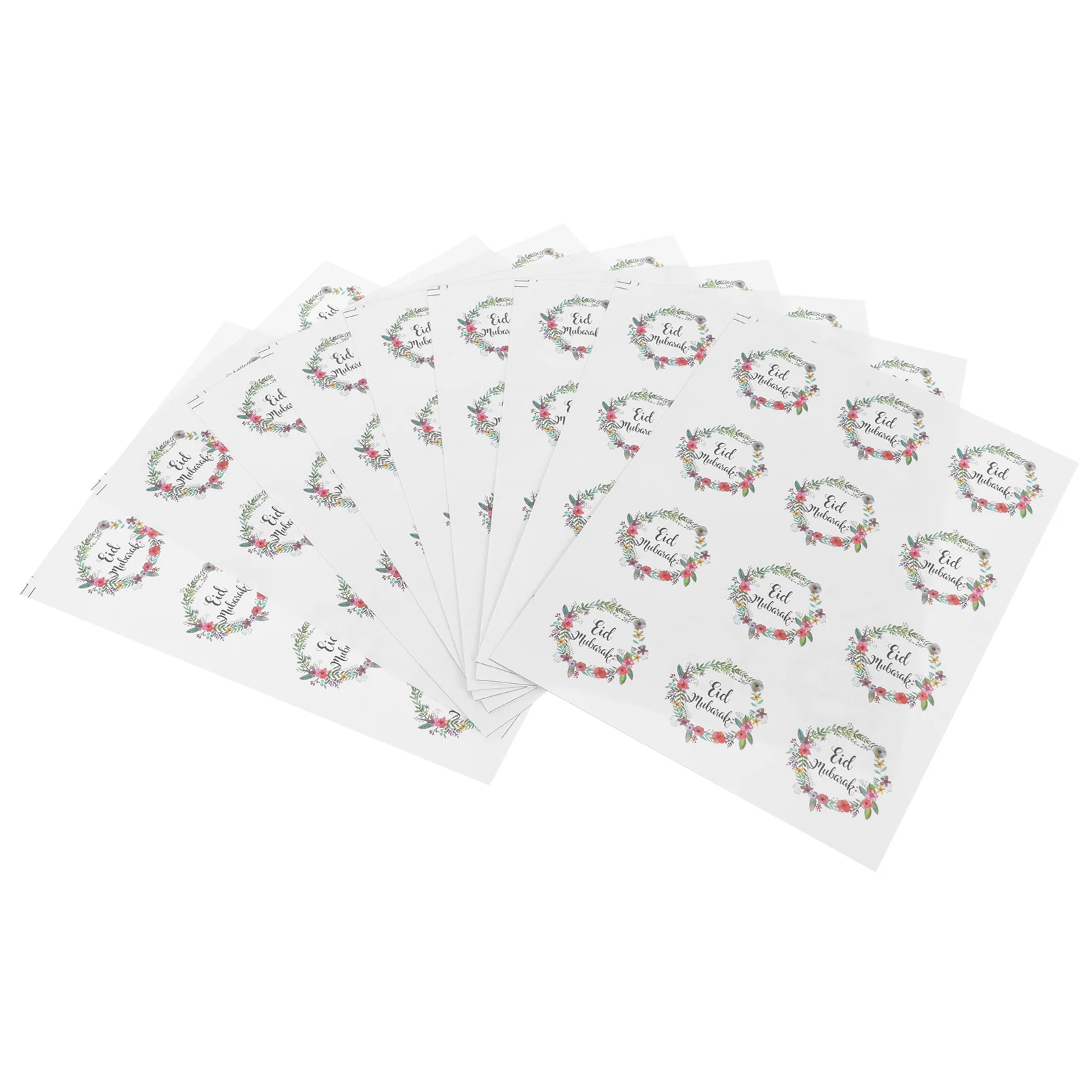 

20 Sheets Eid Ramadan DIY Decals Festival DIY Labels Decals Gift DIY Stickers