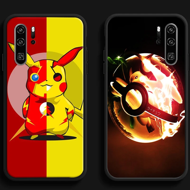 

Pokémon Pikachu Phone Cases For Huawei Honor Y6 Y7 2019 Y9 2018 Y9 Prime 2019 Y9 2019 Y9A Coque Funda Carcasa Soft TPU