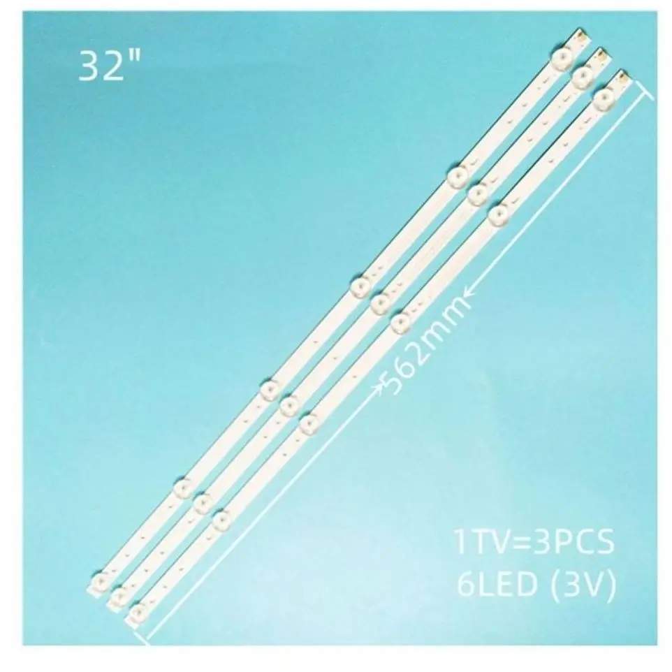 

30pcs/lot LED backlight for SVJ320AG2 32D2000 SVJ320AK3 SVJ320AL1 LB-M320X13-E1-A-G1-SE2 SVJ320AL6 LB-C320X14-E12-L-G2-SE3