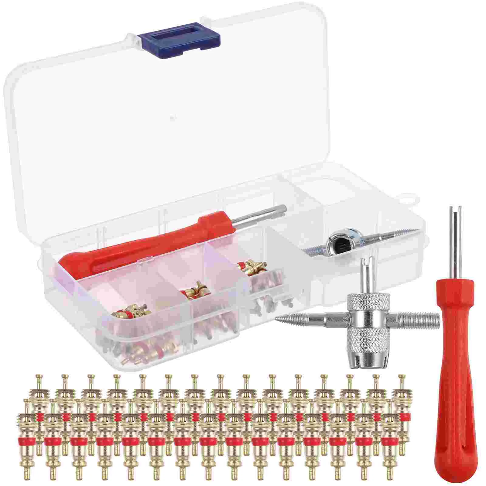 

32 Pcs Car Repair Tool Core Removal Tires Tyre Bicycle Tools Wrench Screwdriver