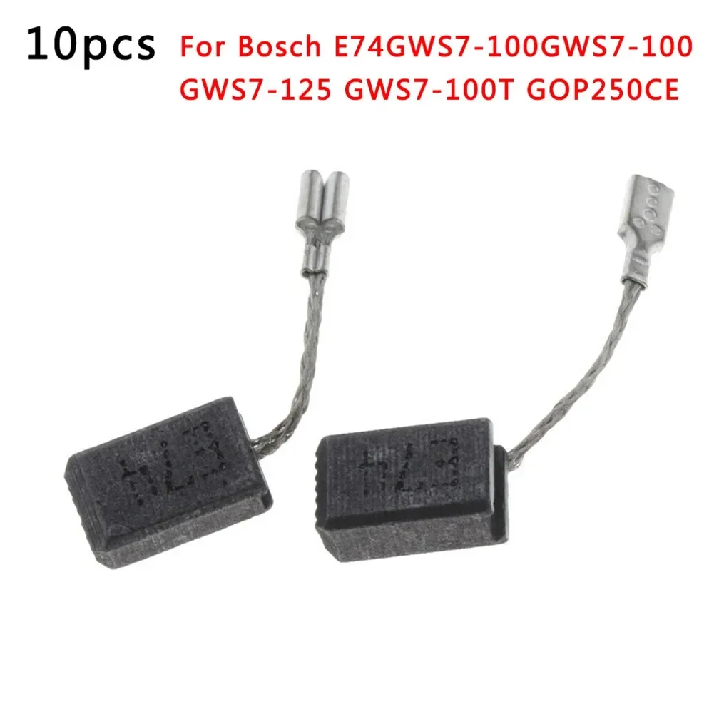 10 шт. угольные щетки для Bosch E74/GWS7-100/GWS7-100 GWS7-125 GWS7-100T GOP250CE угольная щетка двигателя