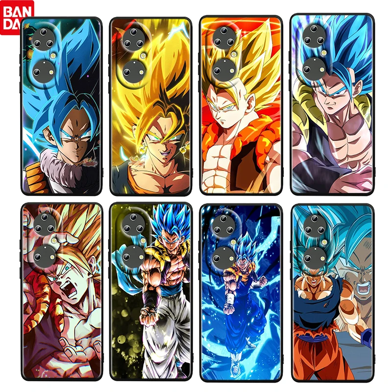 

Anime Dragon Ball Z Goku For Huawei P50 40 30 20 10 9 Lite E Mini Pro 5G TPU Soft Gel Silicone Black Cover Phone Case Funda Capa