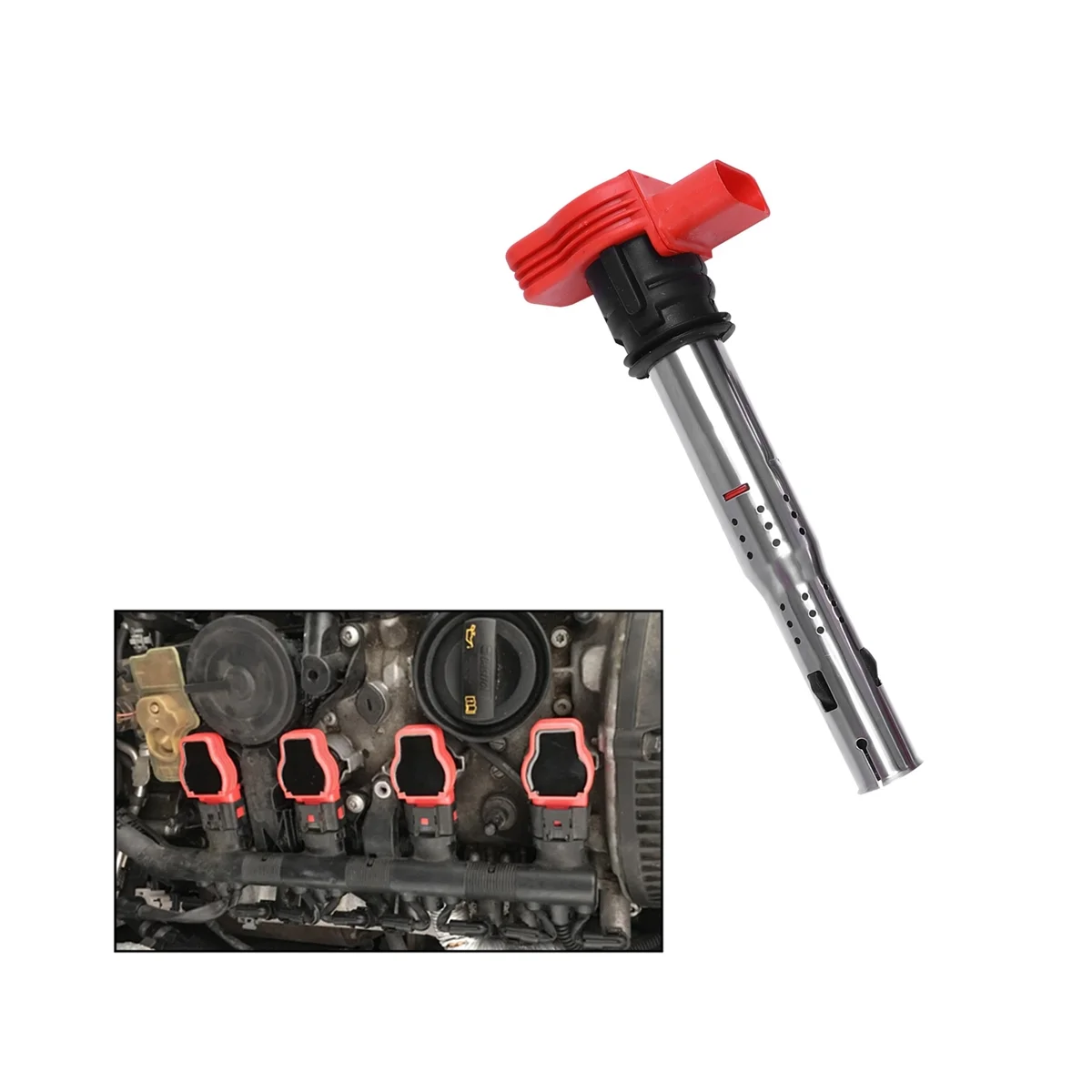 Катушка зажигания 06E905115G ABCDE 07K905715F для VW Jetta Golf P at Tiguan CC A3/A4/A5/A6/A7/A8 TT 4 шт.