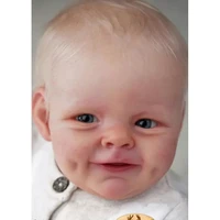 fbbd 22inch reborn doll kit popular shaya sweet face soft touch fresh color unpainted unfinished doll parts with certificate