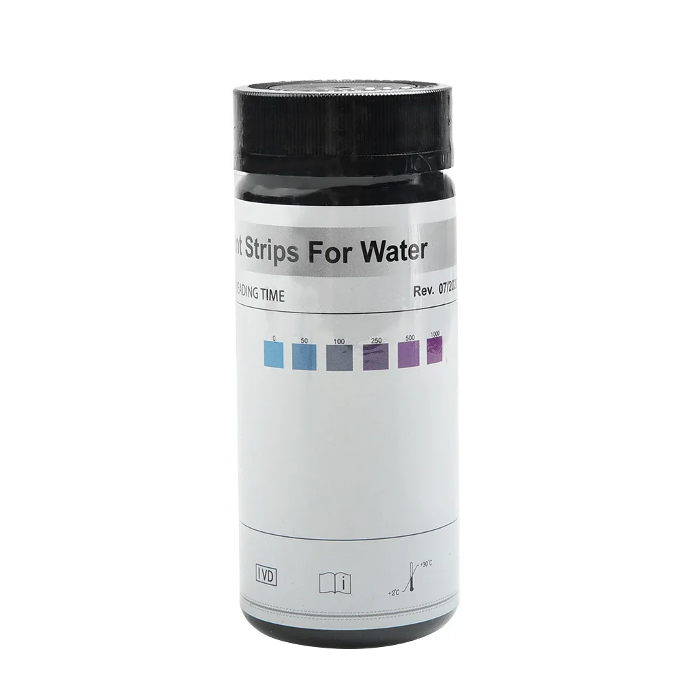 

50PCS Water Total Hardness Test Strips Quick And Easy Testing Kit 0-425 PPM New Water Quality Test Strip For Testing Hardness PH