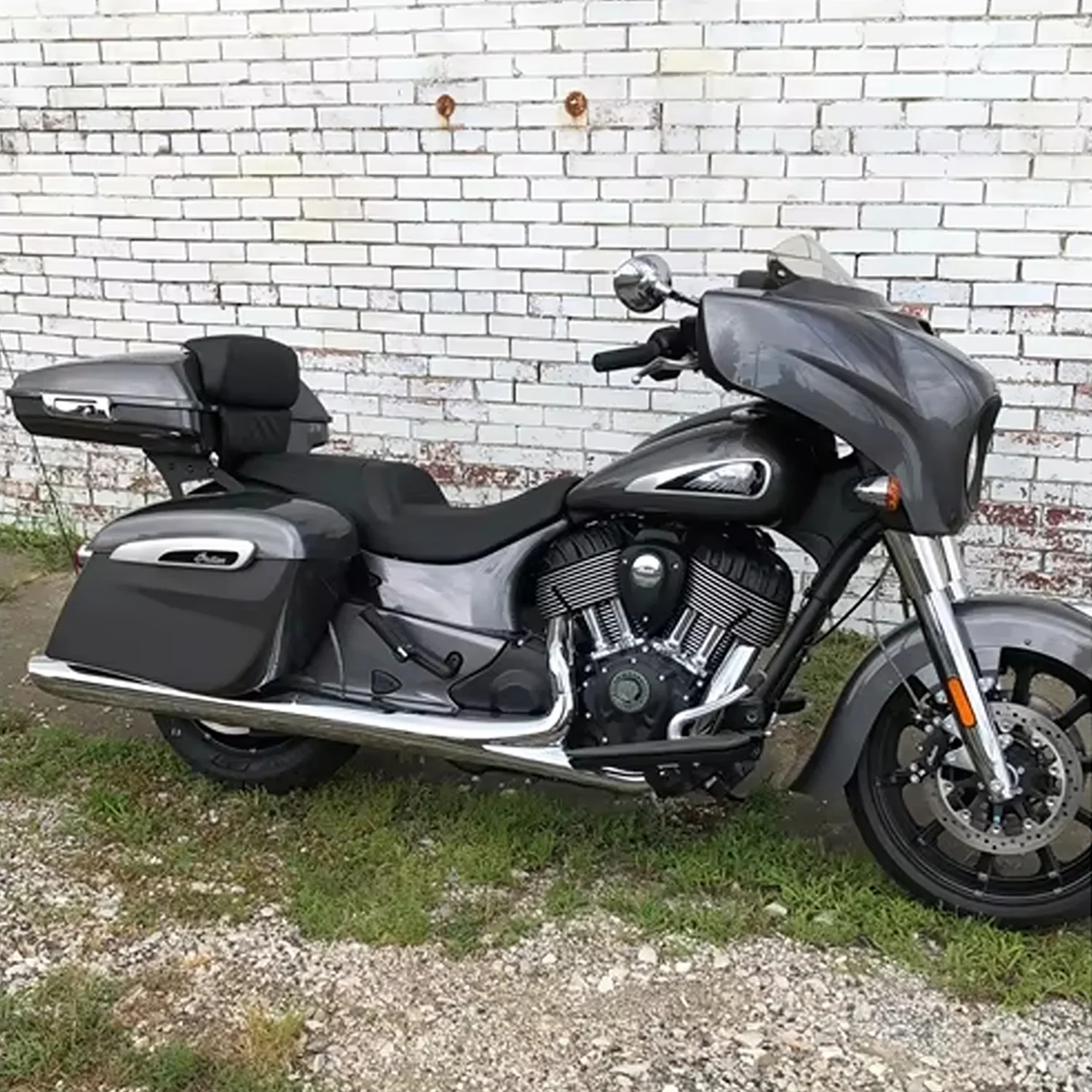 Фото Для Indian Chieftain Roadmaster Challenger 14-25: Кофр-бокс Chopped 10.7
