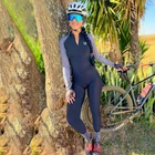 Женский велосипедный комбинезон, Длинные костюмы в виде маленькой обезьянки, комбинезон для триатлона, велосипедная трикотажная одежда, костюм для горного велосипеда, спортивная одежда