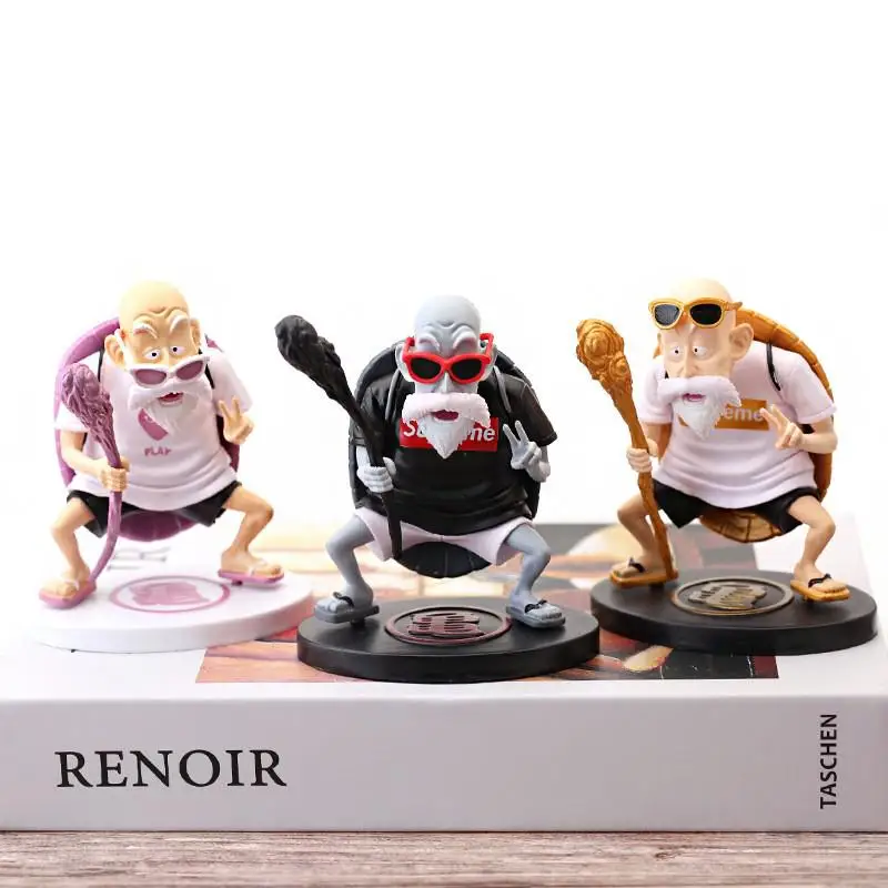 

Anime Dragon Ball Z Model Fashion Style Version Master Roshi Kame Sennin PVC Collection Decoration Action Figures Toys Kid Gift