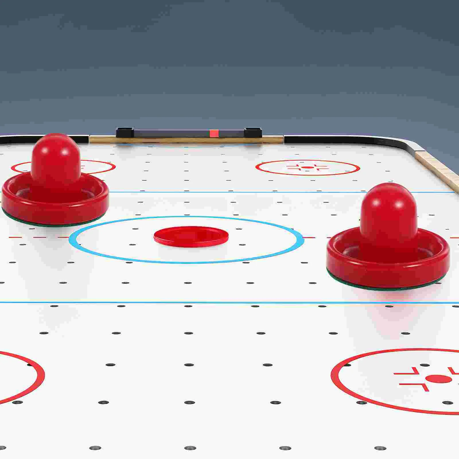 

8PCS 76MM Air Hockey Pushers Pucks Replacement for Game Tables Goalies Header Kit Air Hockey Equipment Accessories (Red) Stick