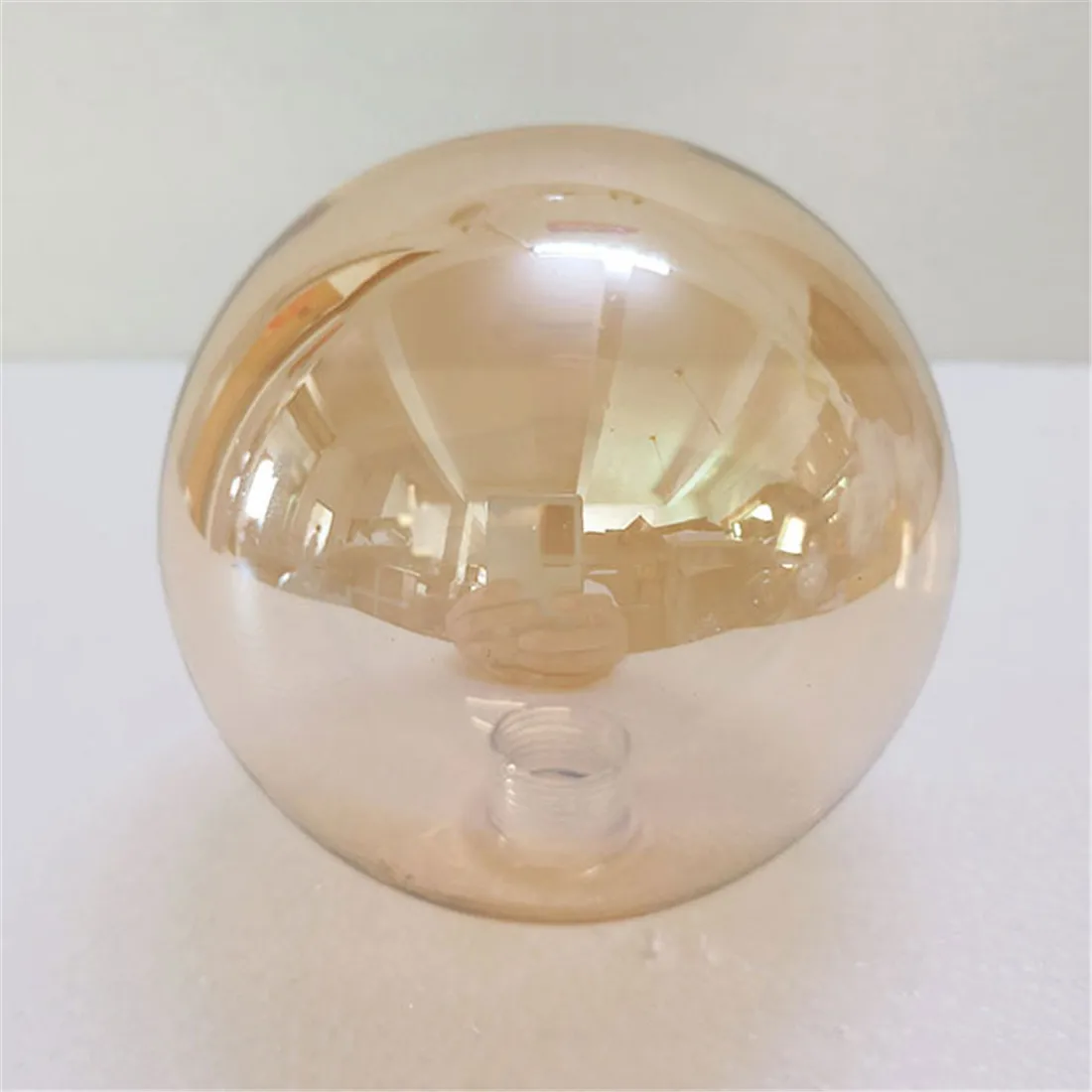 Сменный стеклянный затемнитель для винтовой головки D12cm D15cm G9 Янтарный коньяк