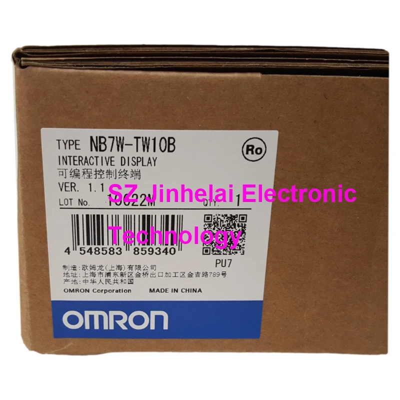 

New and Original NB7W-TW10B OMRON INTERACTIVE DISPLAY 7 Inches Touch Screen Programmable Controller Terminals