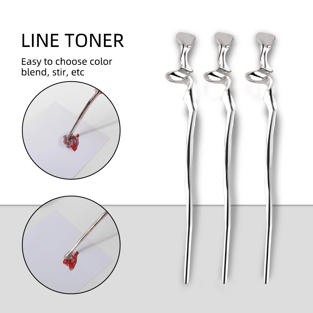 

Ins Nail Art Glue Mixing Stick Spatula UV Gel Polish Glitter Powder Stirring Spatuler Rod For Canned Glue Manicure Art Tools