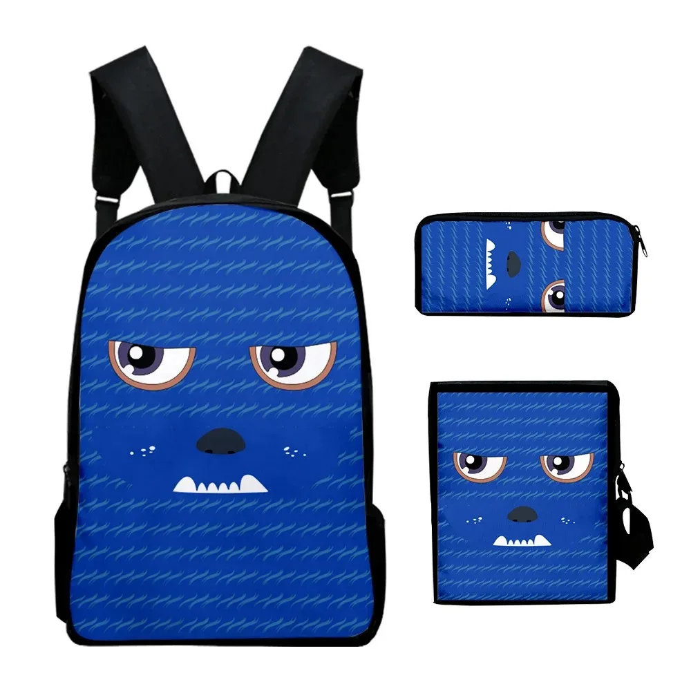 Школьные ранцы Bonito Animal с 3D-принтом Harajuku Aluno Mochila для ноутбука Inclinado Bolsa de Ombro Lápis Caso