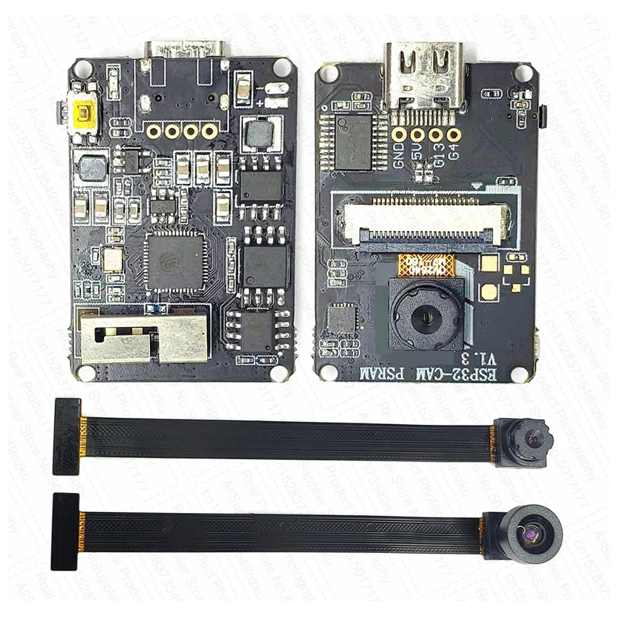 

Новая камера 3 Мп ESP32 с комплектом модуля камеры OV3660 2,4 ГГц Wi-Fi и Bluetooth 8 Мб PSRAM Type C скачивание DVP 24Pin HD