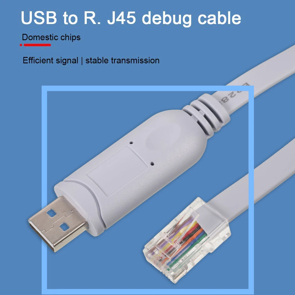Консоль кабеля 1,8 м USB к RJ45 для консоли Cisco USB, кабель консоли, отладочная линия A7H5 для консоли маршрутизатора Cisco H3C HP Arba 9306 Huawei