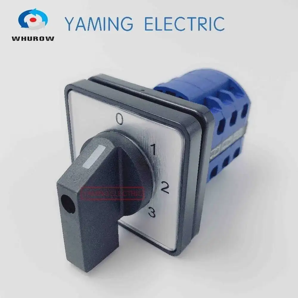 

Кулачковый переключатель с фиксацией, 4 позиции, реле освещения, переключатель с винтами, 660 В, 20 А, 3 этапа, 3 полюса, полезный инструмент