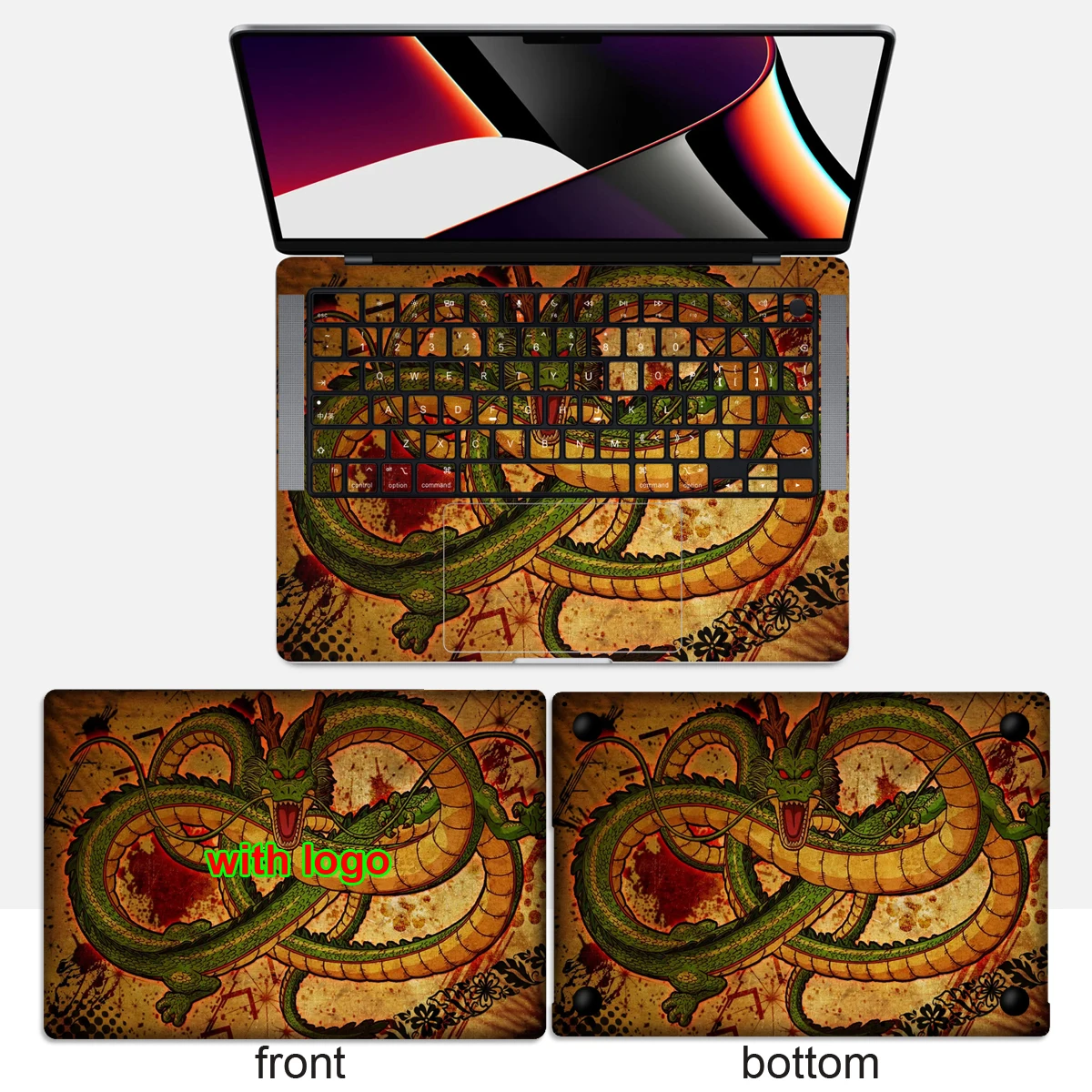 

Laptop DIY Skin for MacBook Air 13.3 A1932 Series Full Cover Customize Vinyl PVC Anti-scratch/Dust Sticker for MacBook Air 11.6