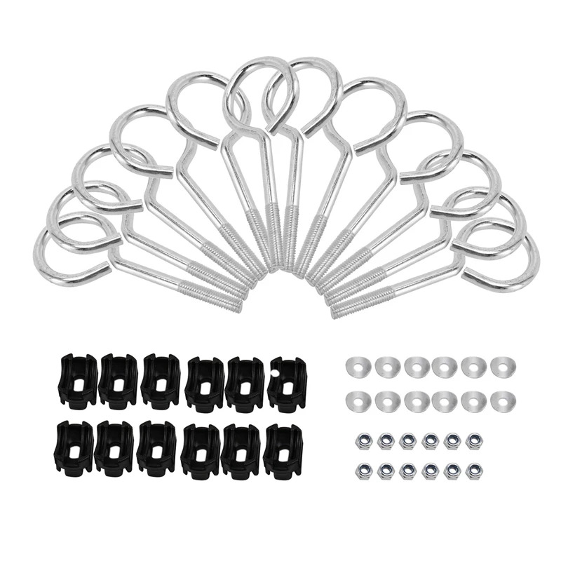 

Trampoline Screws Steel Kit Trampoline Replacement Screw Trampoline Stability Tool With Round Nut Parts