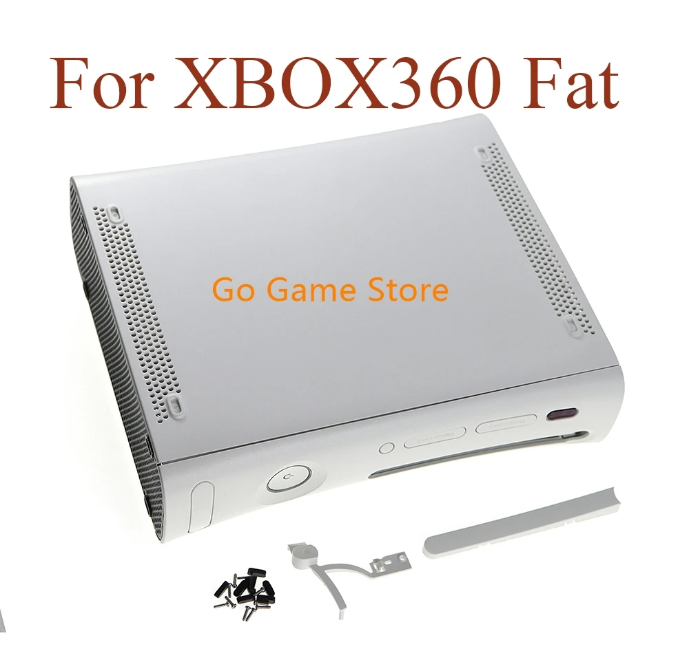 5 комплектов для XBOX 360 Fat Console Housing House Shell с логотипом полный корпус XBOX360 черный