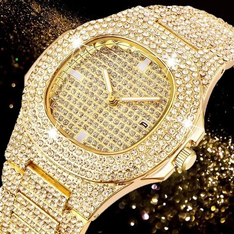 

New Fashion Crystal Full Steel Women Watches Ladies Wristwatch Quartz Woman Feminino Relogio Reloj Hombre Montre Femme Zegarek