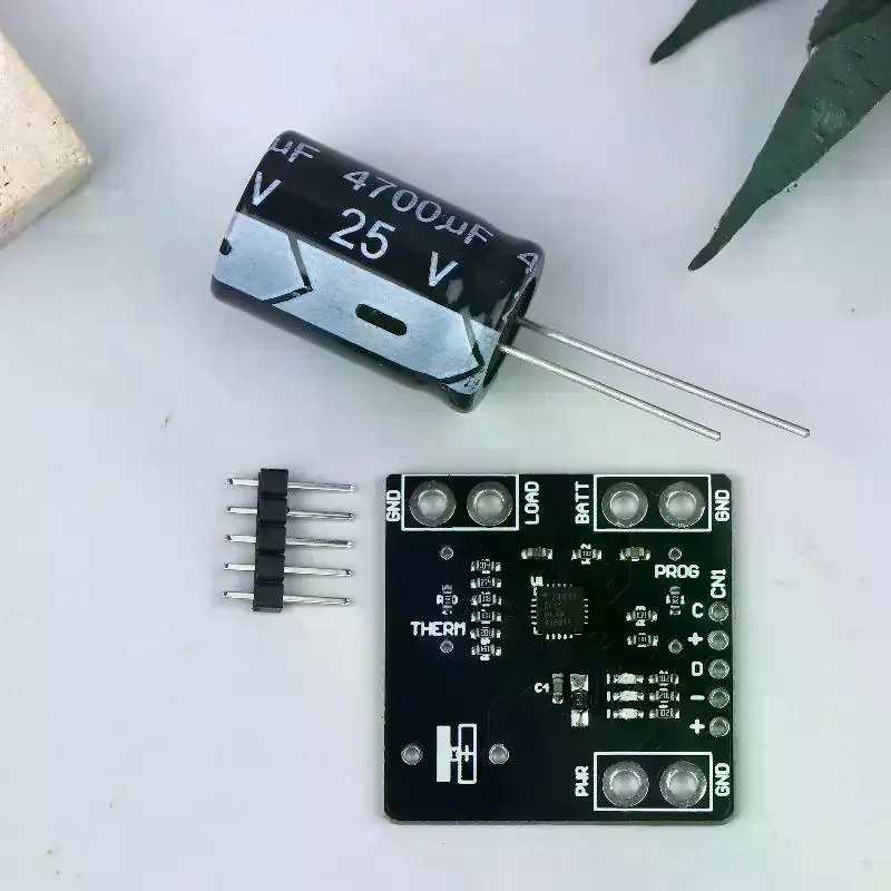 Фото Плата зарядного устройства MCP73871 USB 4.2V DC для литий-полимерных аккумуляторов, модуль управления зарядом 4.2V №2