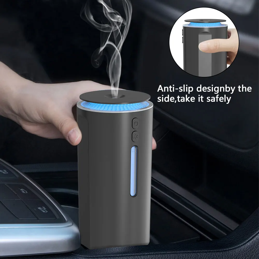 

Portable 120ml Electric Air Humidifier Aroma Oil Diffuser USB Ultrasonic Mist Sprayer With Colorful Night Light For Home Car