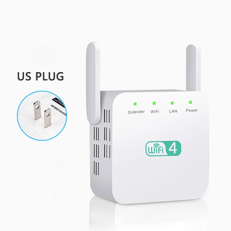 300Mbps WiFi Wireless Repeater AC1200 Dual Band Long Range Extender Amplifier Booster Home Networking Router