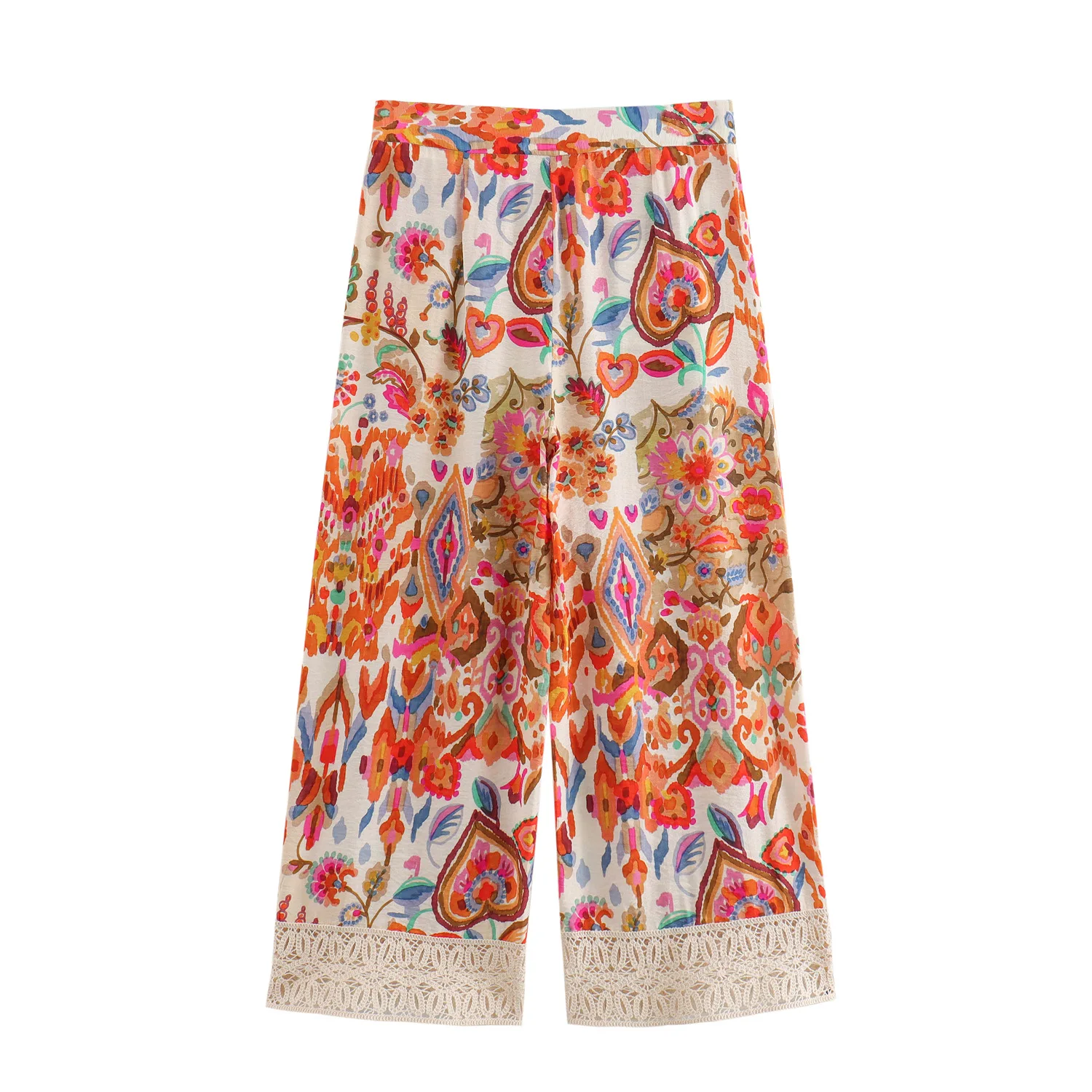 Женский костюм-рубашка с принтом Лето 2024 богемная рубашка модный костюм широкими