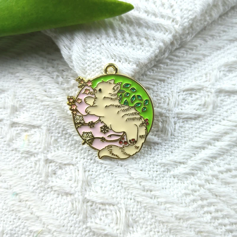 ApeUr 10 шт. мультяшная корзина для цветов котенок зеленое растение ювелирные