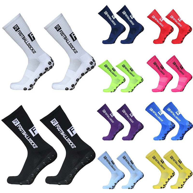 

2023 Football Men Women Sports FS Socks Silicone Non-Slip Grip Soccer Socks calcetas antideslizantes de futbol