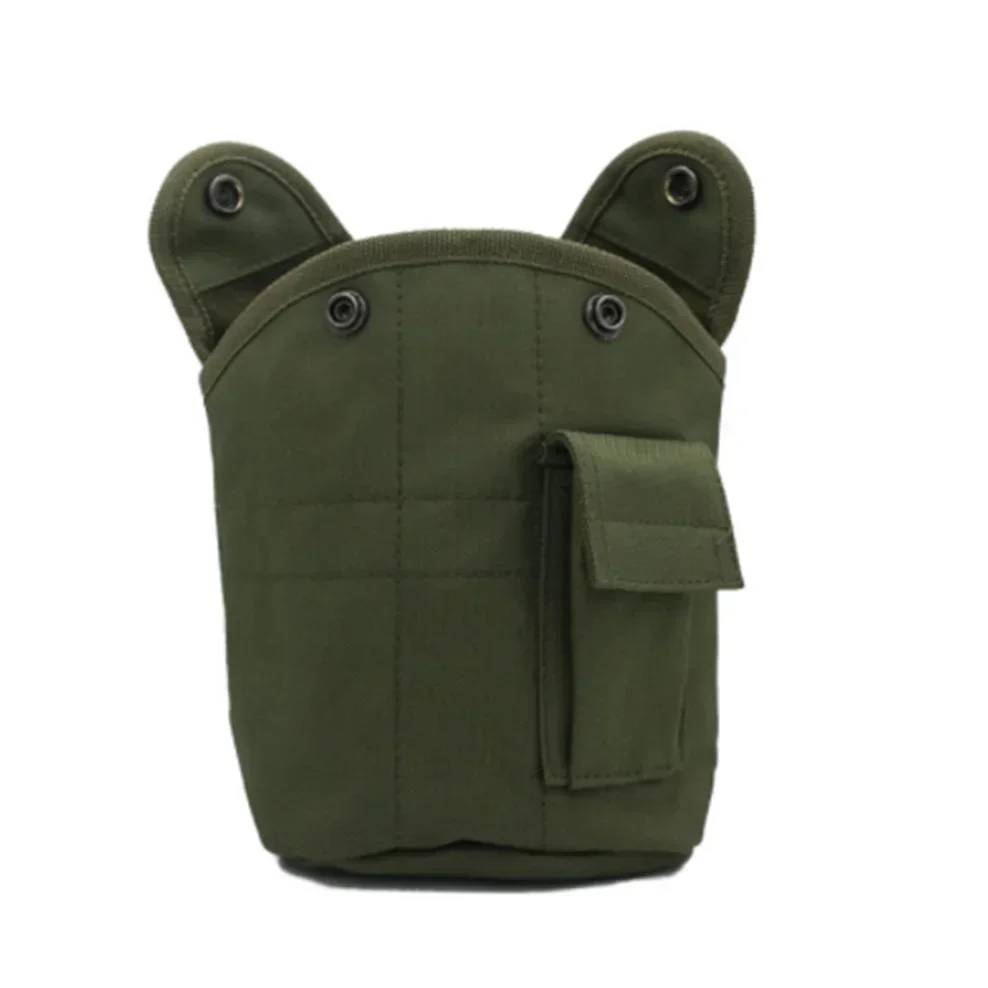 Портативная военная сумка для чайника с вентилятором, поясная подвесная камуфляжная защитная крышка для чайника, изоляционная крышка для спортивной бутылки с водой на открытом воздухе