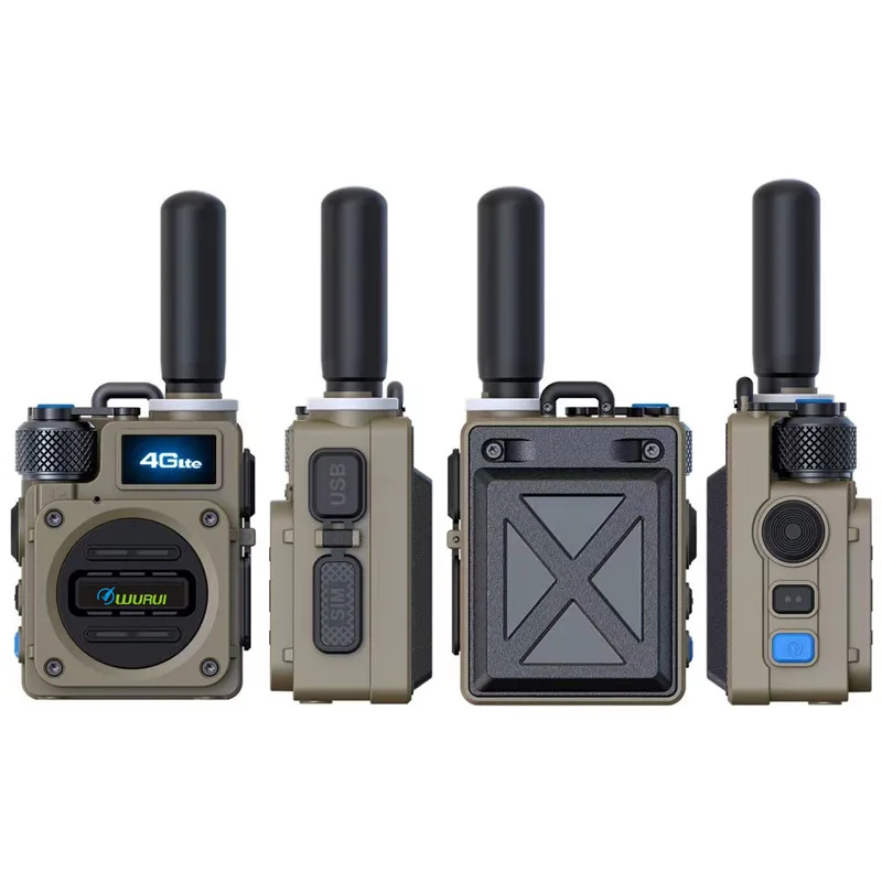 Wurui G6 Military xinpoc （no platform fee） POC walkie talkie 4G long range radios Two way radio Phone Police Global intercom enlarge