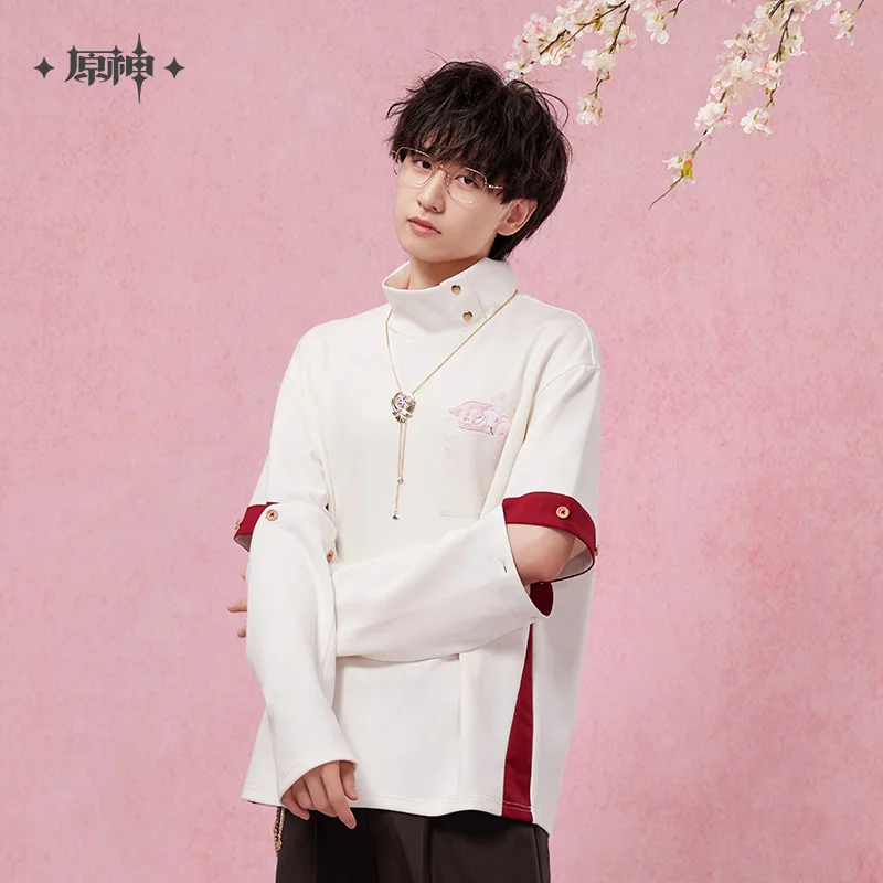 MiHoYo официальная игра Genshin Impact Yae Miko Косплей толстовки Топы тематический принт