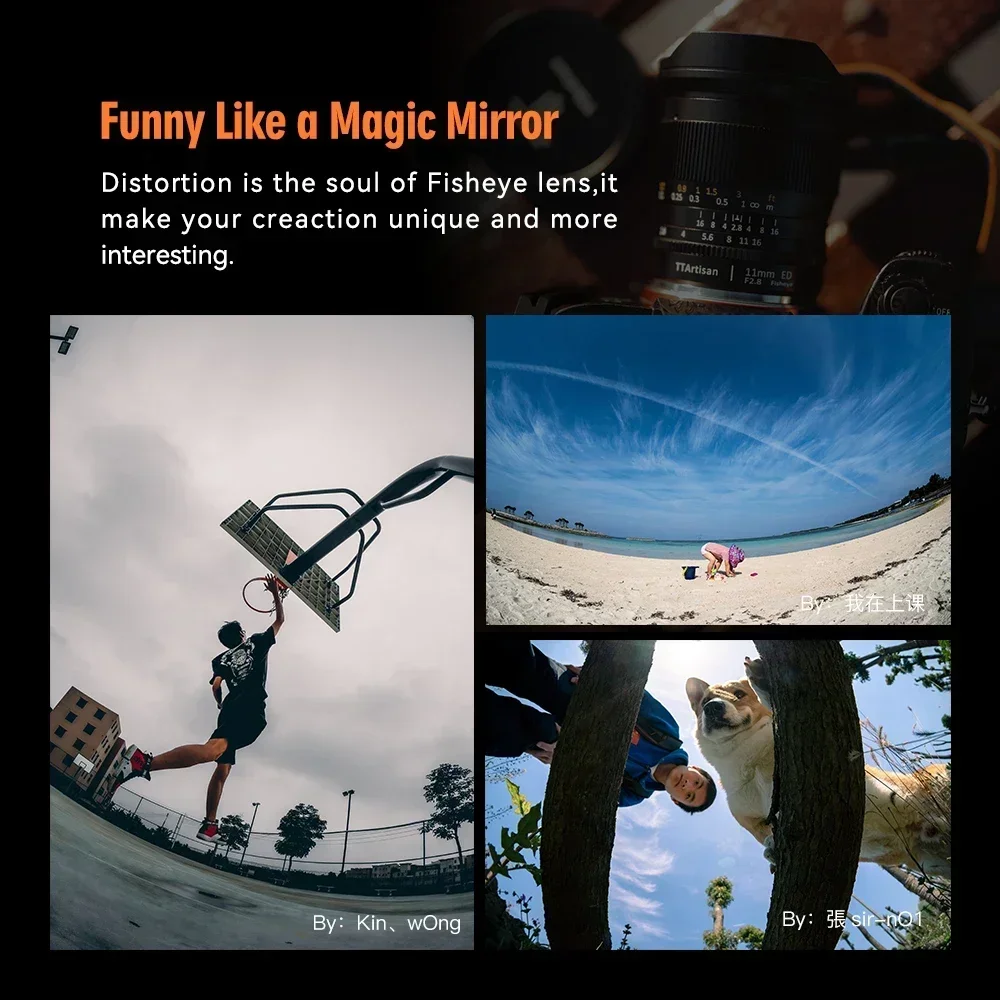 Полнокадровый широкоугольный объектив TTArtisan 11 мм F2.8 для беззеркальной камеры Sony