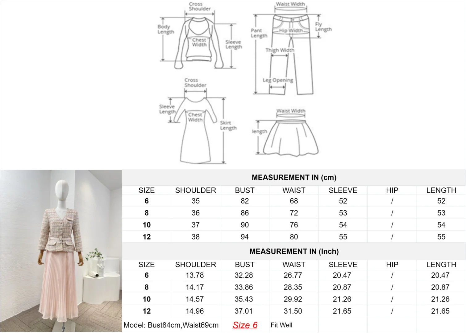 Женское твидовое Плиссированное Платье элегантное розовое платье до середины