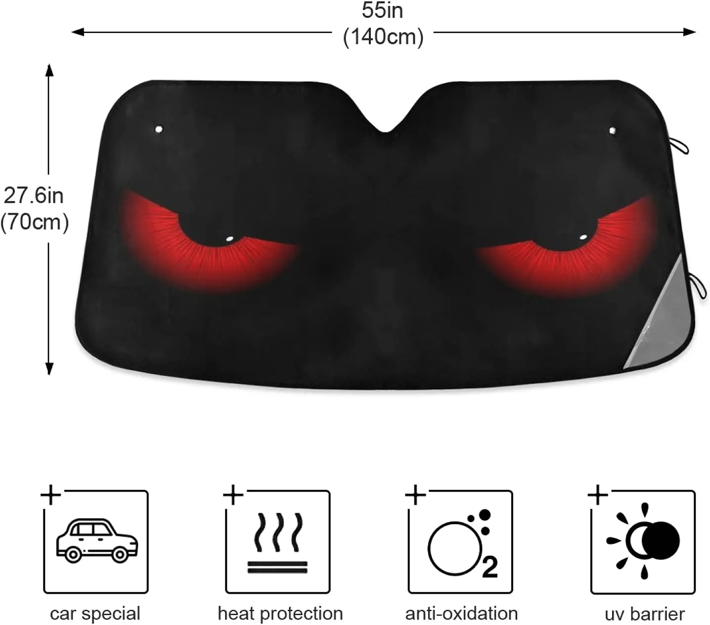Рисунок 3 - Солнцезащитный козырек от сглаза для автомобиля