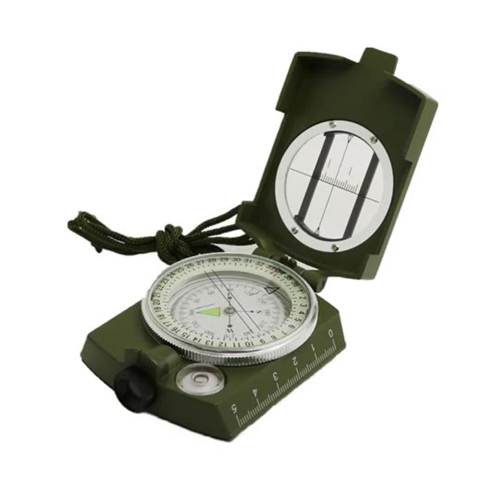

K4580 High Precision American Compass Multifunctional Military Green Compass North Compass Outdoor Hiking High Quality