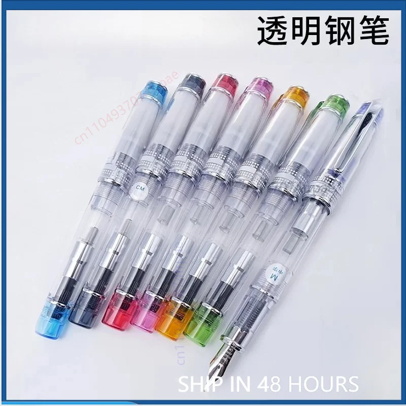 Фото Ручка-перо PILOT FPRN-350R Transparent Perla в комплекте с конвертером для чернил CON40 для повседневного письма и каллиграфии. №1