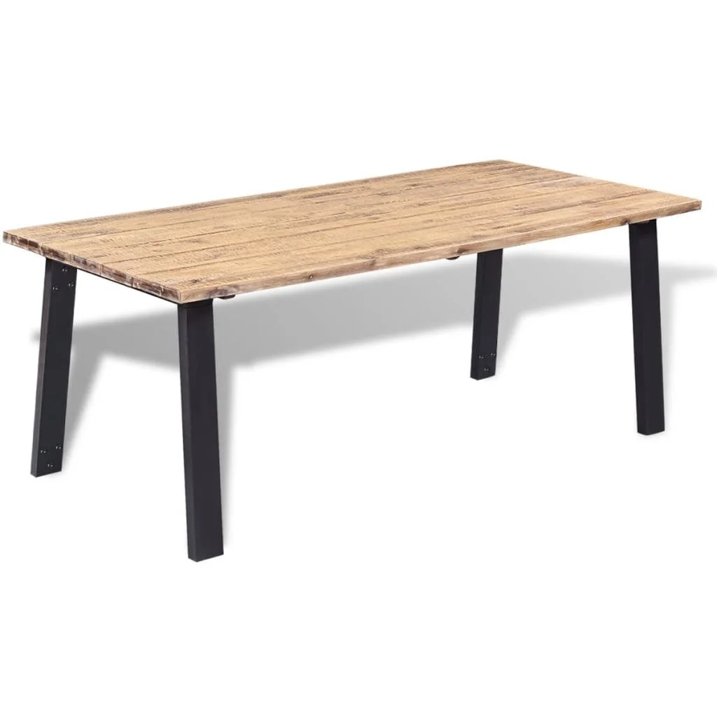 

Обеденный стол из цельного дерева акации 66,9 "x 35,4"