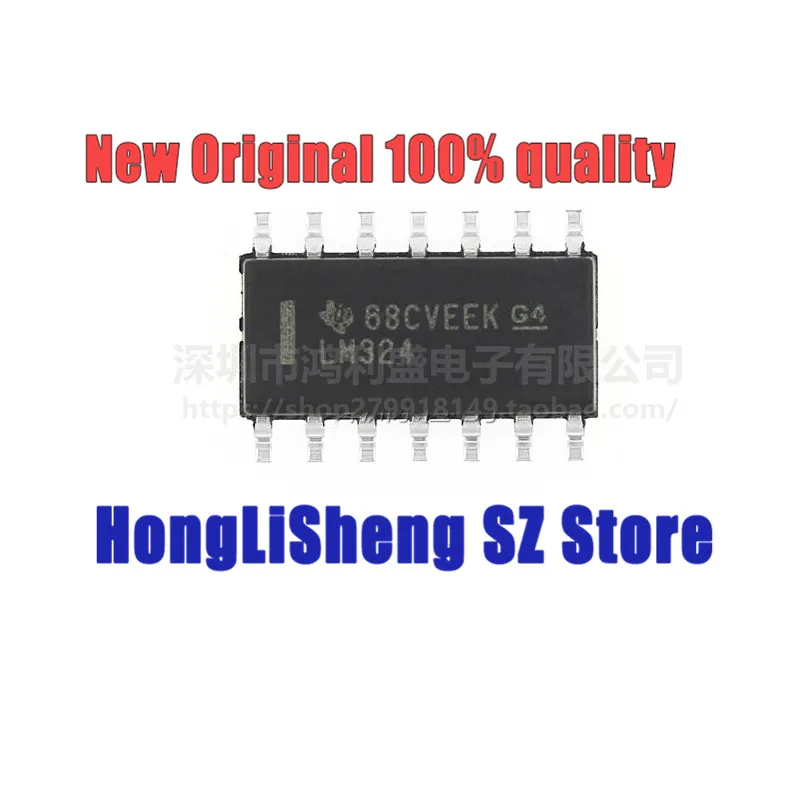 

50pcs/lot LM324DR LM324D LM324 SOP14 Chipset 100% New&Original In Stock