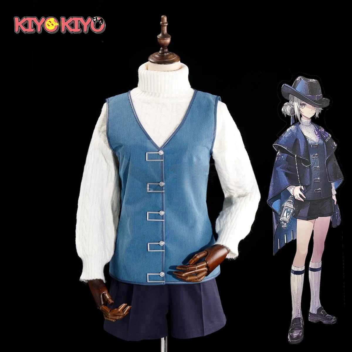 KIYO-KIYO Аниме Реверс: 1999 Vertin Косплей Костюм Ева снегопада Вертин Униформа Костюмы