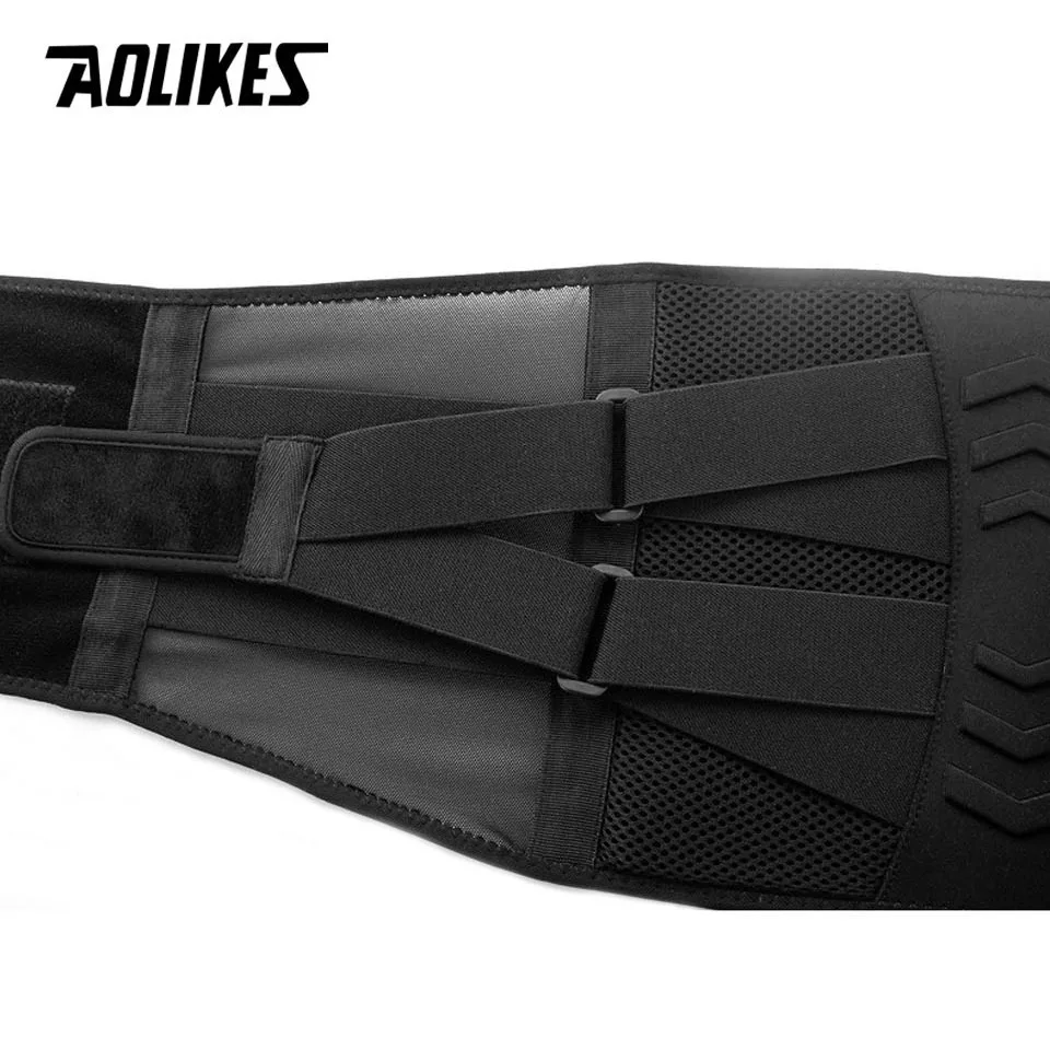 Нейлоновый поясной поддерживающий пояс для взрослых Aolikes двойные регулируемые