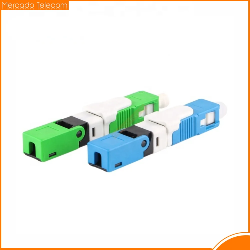 

100, 200PCS/Lot FTTH ESC250D SC APC & SC UPC Single-Mode Fiber Optic Quick Connector FTTH SM Optic Fast Connector Lowest Price