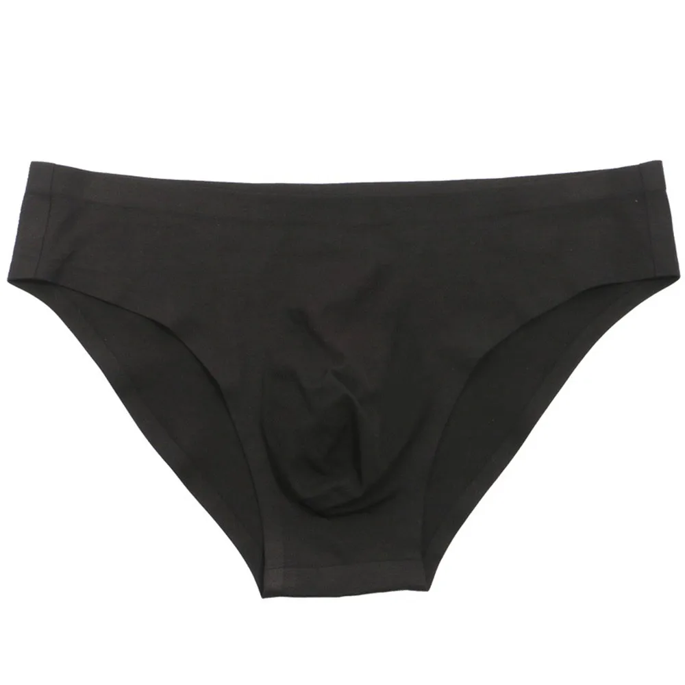 

Men's Briefs Sexy Invisible Seamless Underwear Modal Punch Solid Color Low Waist Cotton Mens Sexy Underwear Breathable Underware