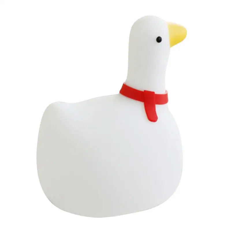 

Kids Night Light Cute Geese Nightlamp Decorative Rechargeable Light With Dimmable And Timing Function For Bedroom KidsRoom And