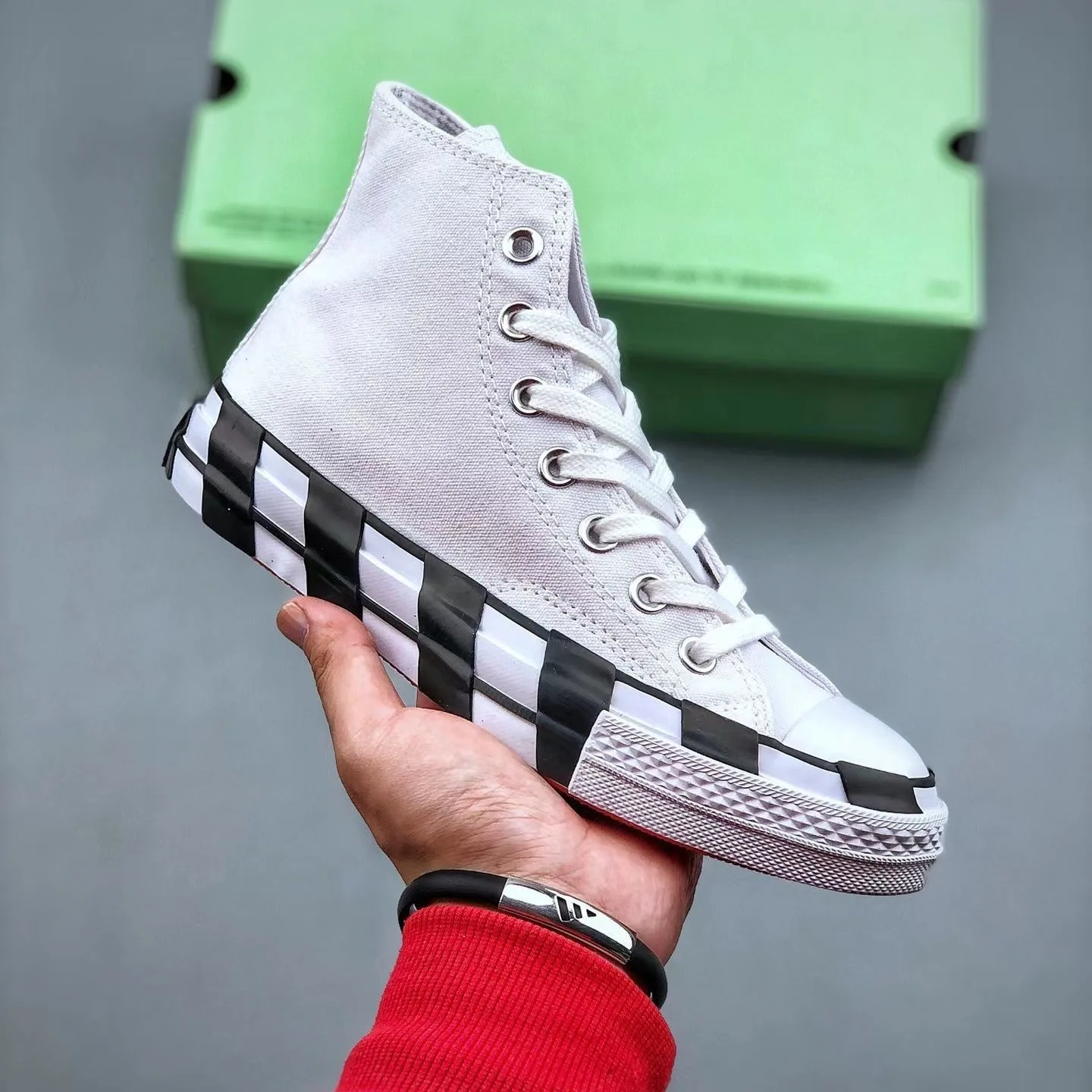 

2023 Newest Off W White Design 1970S OW 2.0 Youth High Top Men/Women Casual Sneakers Canvas Shoes