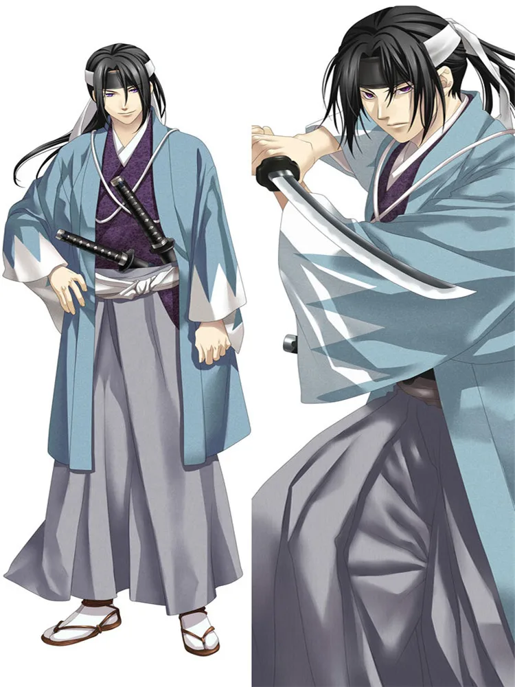 

Dakimakura Anime Pillowcase Hakuouki Saitou Hajime DIY Custom Cushion Pillow Cover Hugging Body Pillow Case Home Bedding