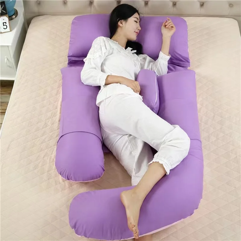 Sleeping Support Pillow For Pregnant Women Body Cotton Rabbit U Shape Maternity Pillows Pregnancy Side Sleepers