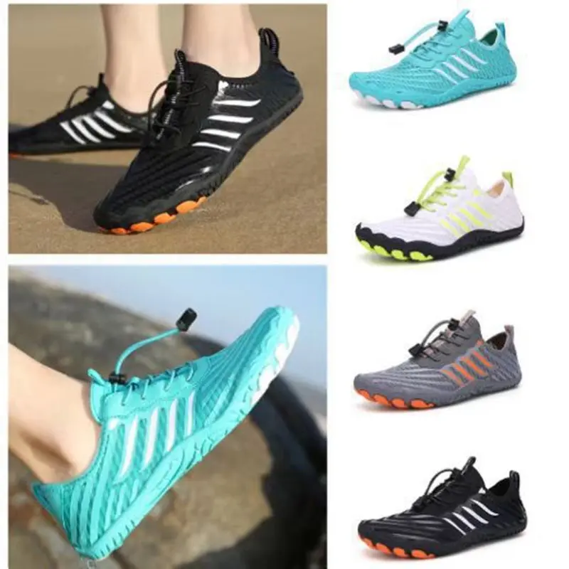

2023 boy and girls Outdoor Unisex Water Sneakers Couple Summer Beach Wading Shoes Swimming Fishing Diving Skin Paste Soft Shoes